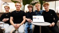 Kasper Lindfors, Aleksi Nuottimäki, Leevi Pennanen, Eino Köntti ja Oskari Aarnisalo.
