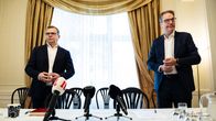 Pääministeri Petteri Orpo ja Varman toimitusjohtaja Risto Murto tapasivat Kesärannassa.