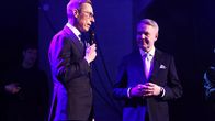 Alexander Stubb vieraili Pekka Haaviston vaalivalvojaisissa.