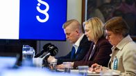Sisäministeri Mari Rantasen tiedotustilaisuus.