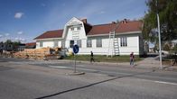 Rovaniemen vanha rautatieasema kuvattuna Poromiehentieltä 19.5.2026.