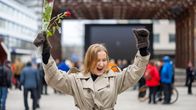 Mimmi Jakola, vas. Kaupunginvaltuutettu Oulussa sekä Suomen nuorin valtuutettu hyvinvointialueiden valtuustossa Pohjois-Pohjanmaalla. Kuva 15.4.2025.