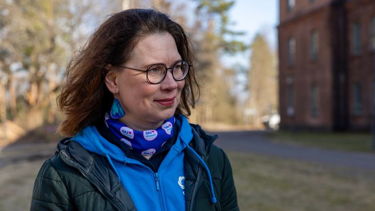 XAMKin opettajien luottamusmies Hanna Pajari-Seppänen.