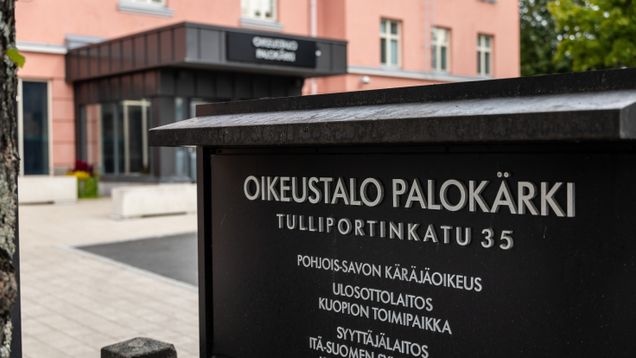 Pohjois-Savon käräjäoikeustalo nimeltä Palokärki.