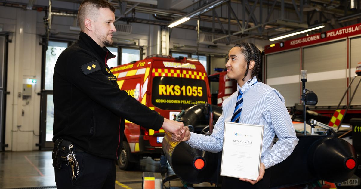 14-vuotias Samuel Nazareno pelasti kaverinsa, kun vene kaatui järvellä ...