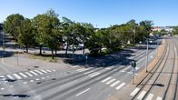 Nordenskiöldinkatu ja Helsingin jäähallin parkkipaikka johon suunnitella Garden Helsinki hallia.