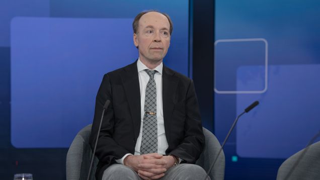Eduskunnan puhemies, Jussi Halla-aho vieranaana ykkösaamu.