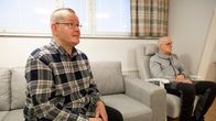 Kuurot Petri Kivistö ja Antti Kallio Etelä-Karjalan kuurot ry:n tiloissa Lappeenrannassa.
