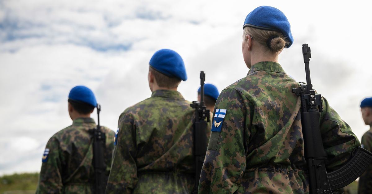 Finnish military allows long hair and earrings for men
