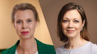 Marit af Björkesten, Ylen toimitusjohtaja sekä Anne Lagercrantz, SVT:n toimitusjohtaja kasvokuvassa.