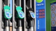 Photo shows a petrol pump.