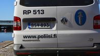 Polisbil i Vasa.
