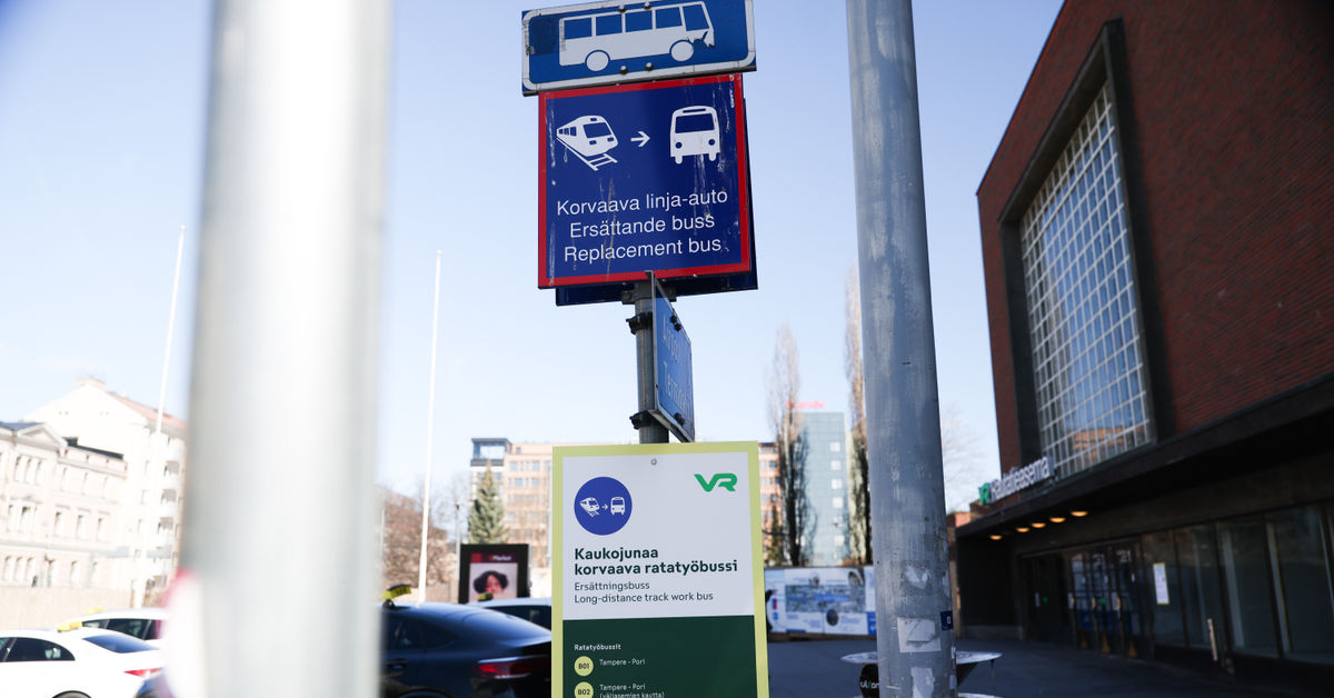 Matkustatko junalla Tampereelta? Keväällä ja kesällä siirryt useasti bussiin