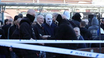 Sinimustan liikkeen Valkoinen vappu -tapahtuma Tampereella keräsi 200 osallistujaa – vastamielenosoittaja joutui väkivallan kohteeksi — image 5