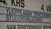 Ylioppilaiden terveydenhoitosäätiön kyltti.