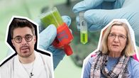 Kuvamanipulaatio. Tiktokista tunnettu A-kliniikkasäätiön lääkäri Atte Virolainen ja Itä-Suomen yliopiston toksikologi Kirsi Vähäkangas. Taustalla näkyy purettu vape.
