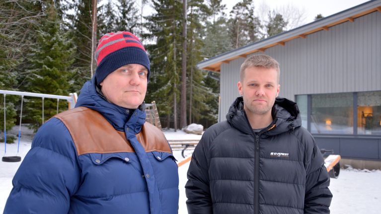 Patrik Berghäll och Bo Blomqvist. 