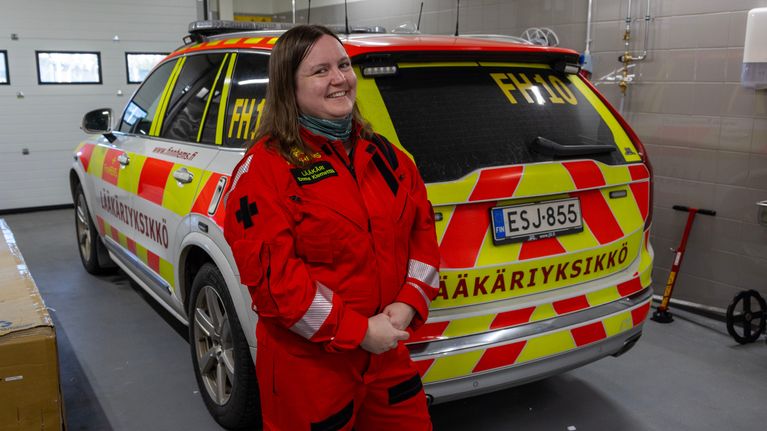Finnhems 70:n vastuulääkäri Emma Klemettilä.