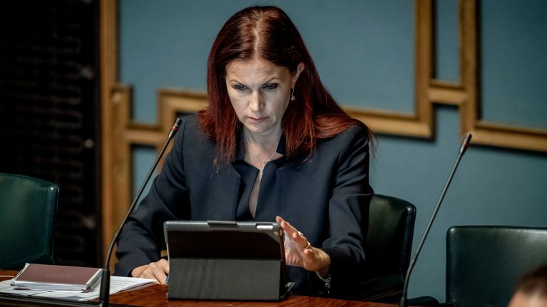 Kansanedustaja Pihla Keto-Huovinen, täysistunnossa 11.9.2019