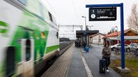 Photo shows a VR train.
