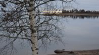 Aamurusko Lappajärvellä.