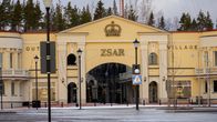 Ostoskeskus Zsar suljettuna Vaalimaalla Virolahdella.