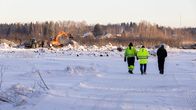 Haminan Kirkkojärven kunnostustyöt, jossa kaivetaan allikoita vesilinnuille.