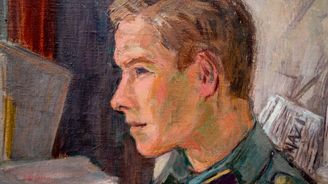 Toven veli Per Olov  Jansson Tove Janssonin maalauksessa "Perhe".