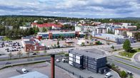 väliaikainen konttipoliisiasema.