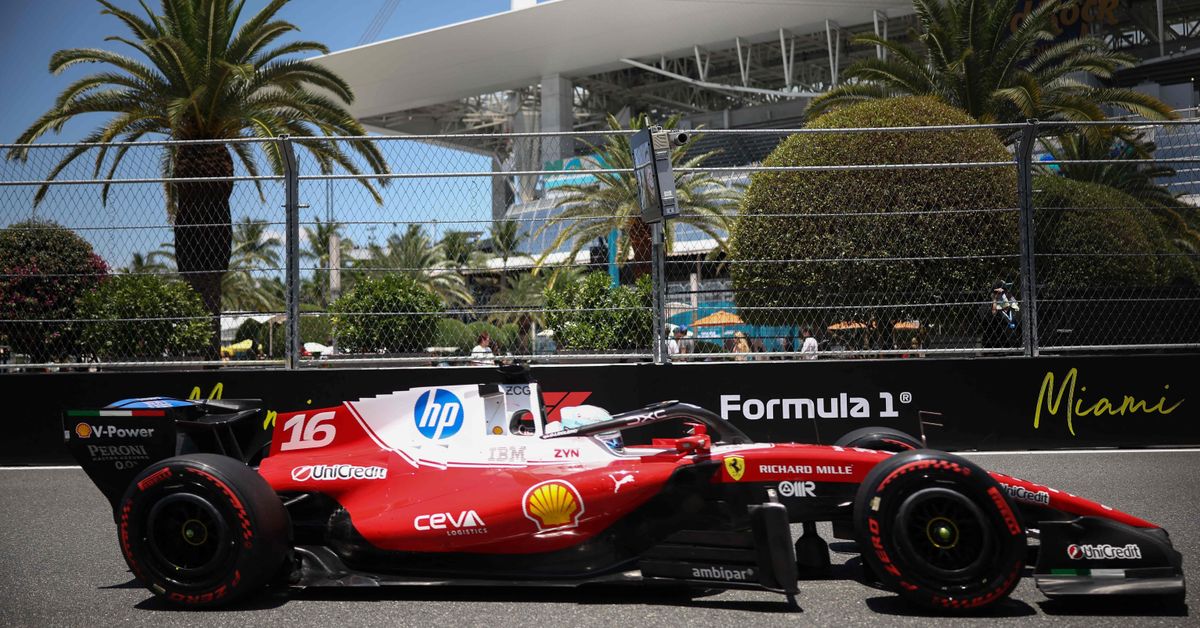 Charles Leclerc nopein harjoituksissa – MM-kärkitalli piilotteli vauhtiaan Miamissa