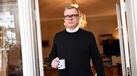 Petteri Orpo saapumassa haastatteluun.
