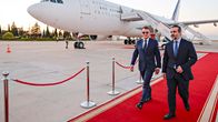 Ranskan presidentti Emmanuel Macron saapui vierailulle Syyriaan maanantaina 6. heinäkuuta 2026.
