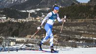 Johanna Matintalo naisten 50 kilometrin kilpailussa Milano-Cortinan olympialaisissa.