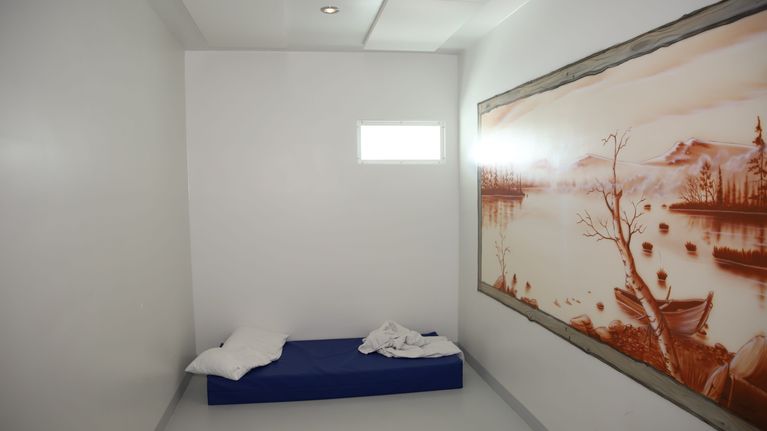 Limika reform school's safe room. 