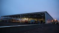 Vaalimaan rakenneilla oleva uusi kauppakeskus.