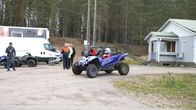 Yamaha-traktorimönkijä Hyrynsalmen ajoharjoitteluradalla