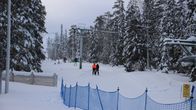 hiihtohissi Luoston laskettelurinteessä