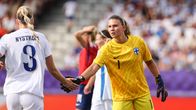 Anna Koivunen och Eva Nyström under EM.