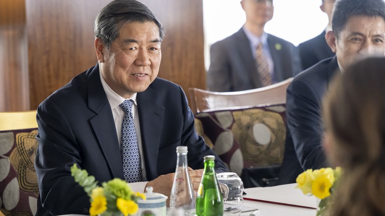 Kiinan varapääministeri He Lifeng.