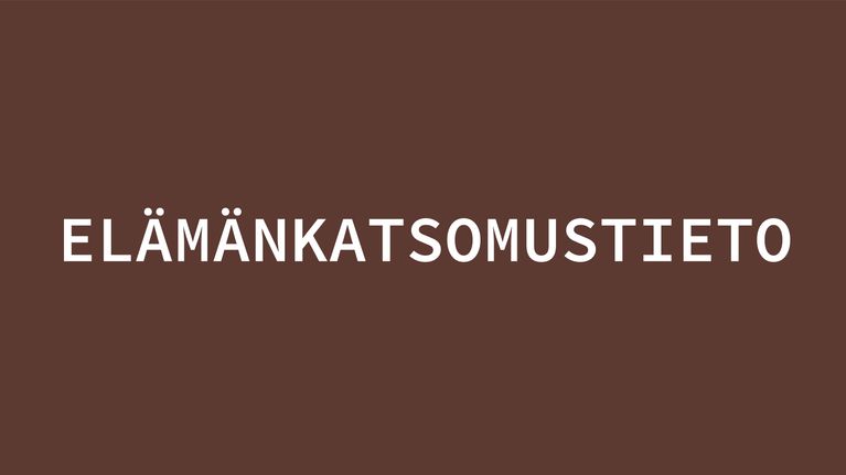 Navigointikuva elämänkatsomustiedon oppiaineelle.