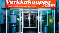 Verkkokauppa.comin myymälän sisäänkäynti.