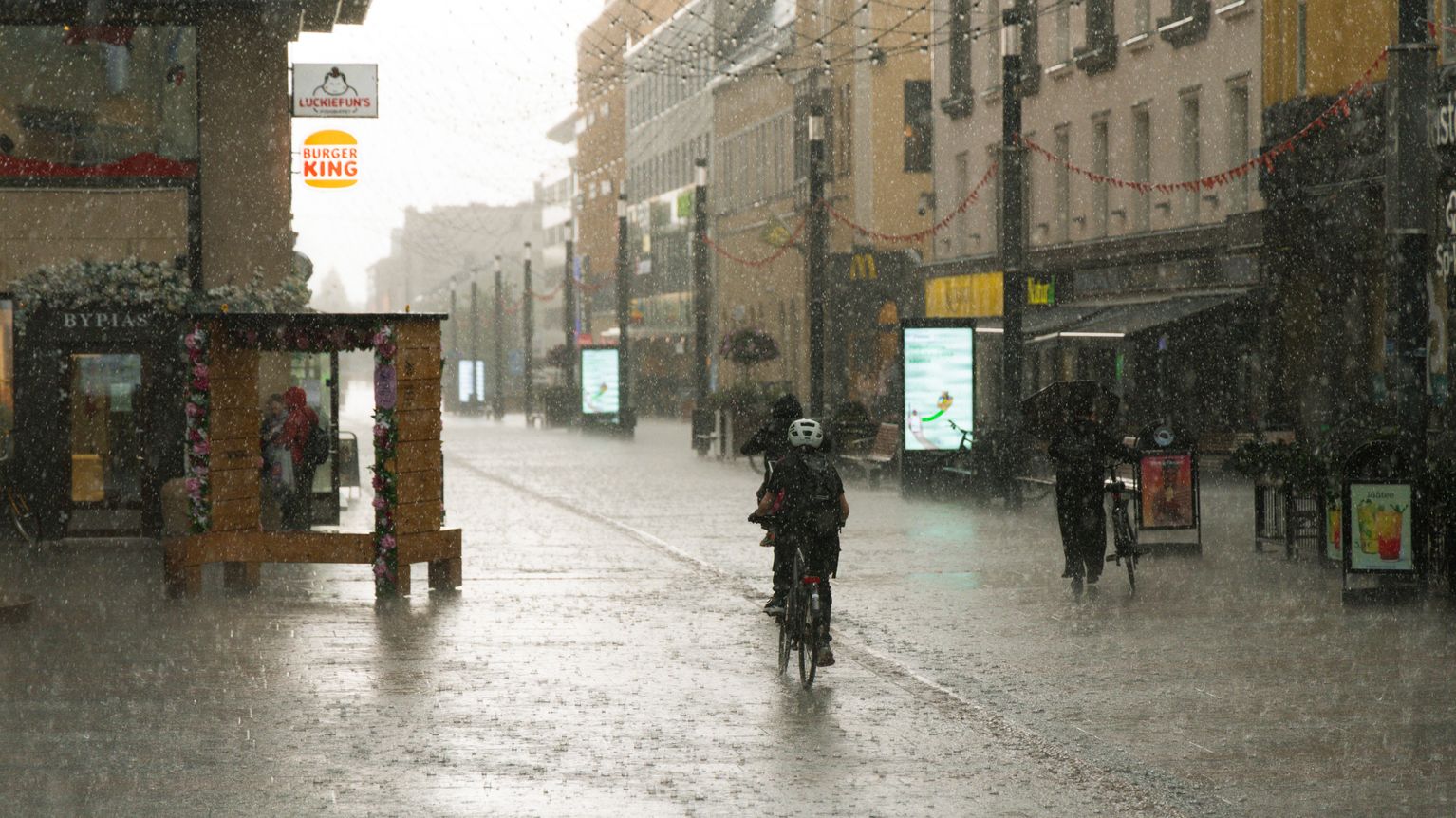Weekend brings rain and thunderstorms across Finland