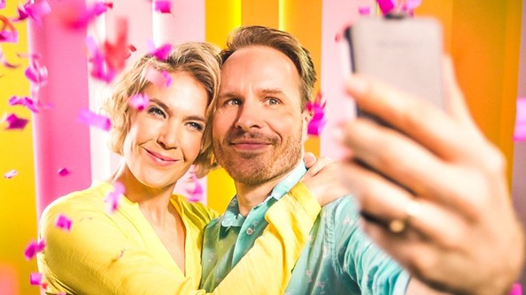 Ella ja Mikko ottavat haliselfien