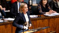 Photo shows Finland's finance minister Riikka Purra 