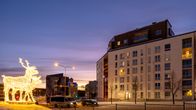 Nordica City Apartment kerrostalo airbnb tarkoitettuun majoitukseen Rovaniemellä.