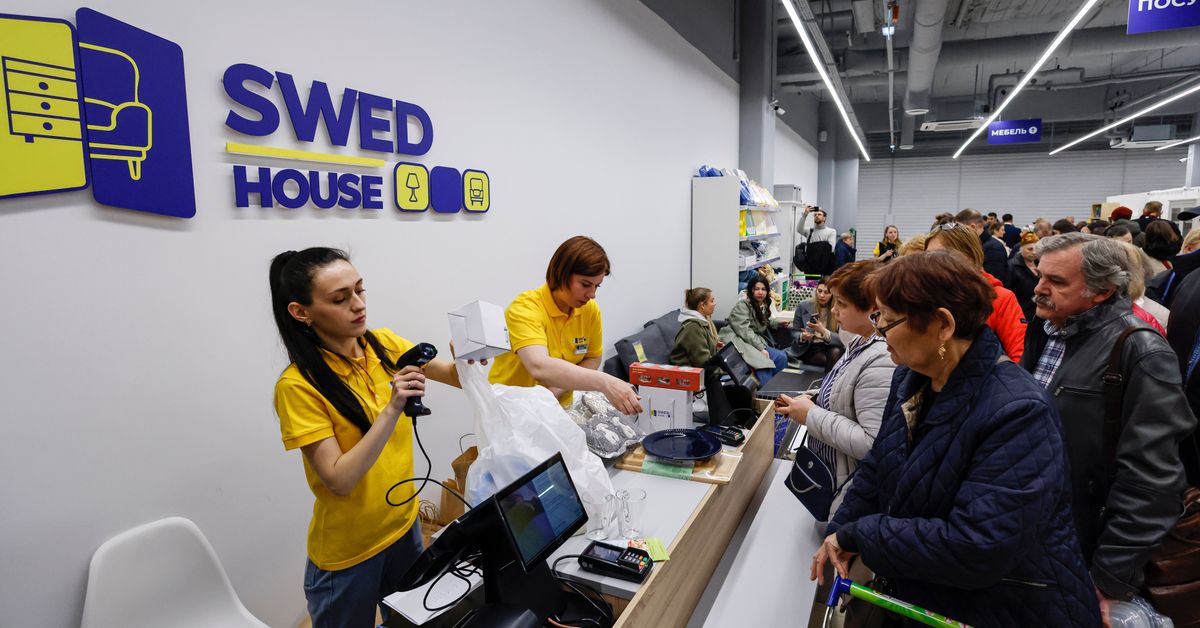 Belarusiska Swed house öppnade ett fejk-Ikea i Moskva och Moskvaborna ...