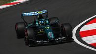 Fernando Alonso ajaa Aston Martin F1-autolla Kiinan osakilpailun harjoitusjaksolla perjantaina 13.3.2026.