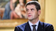 Liettualaisen Nemunas Dawn -puolueen johtaja Remigijus Žemaitaitis.
