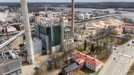 Varkauden Stora Enson kartonkitehdas.