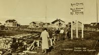 Gränspostering. Postkort från Petsamo på 1920-talet.